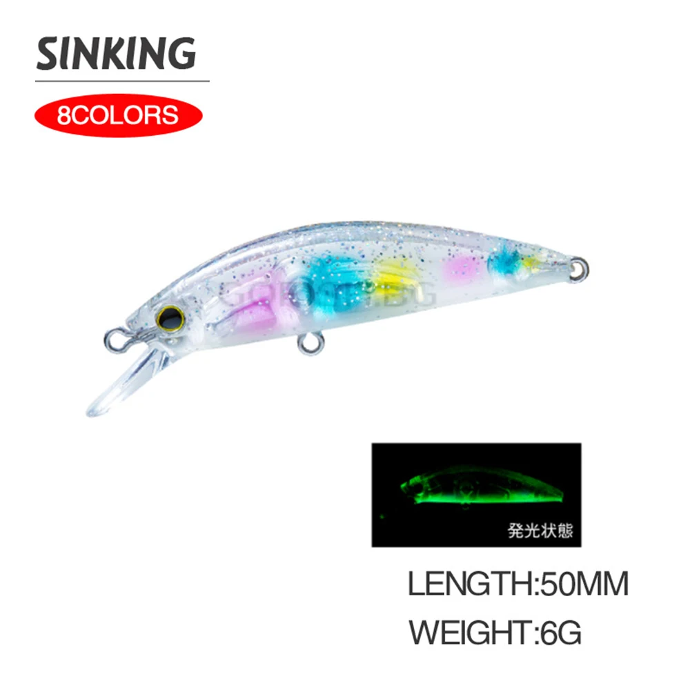 Fishing Lure Swimbait - 5 cm 6g Balıkçılık Cazibesi Sert