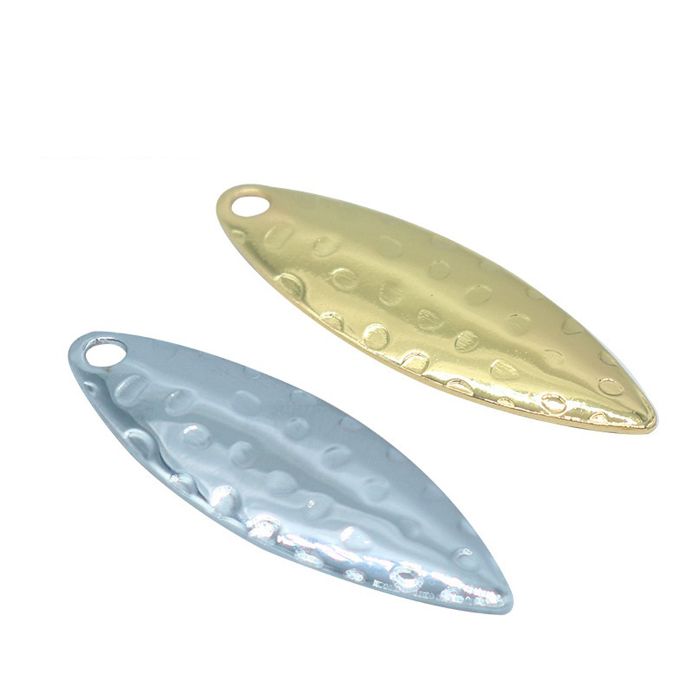 Fishing Lure Spoon - 10 Adet/lot Söğüt Yaprağı Pullu Yüzey