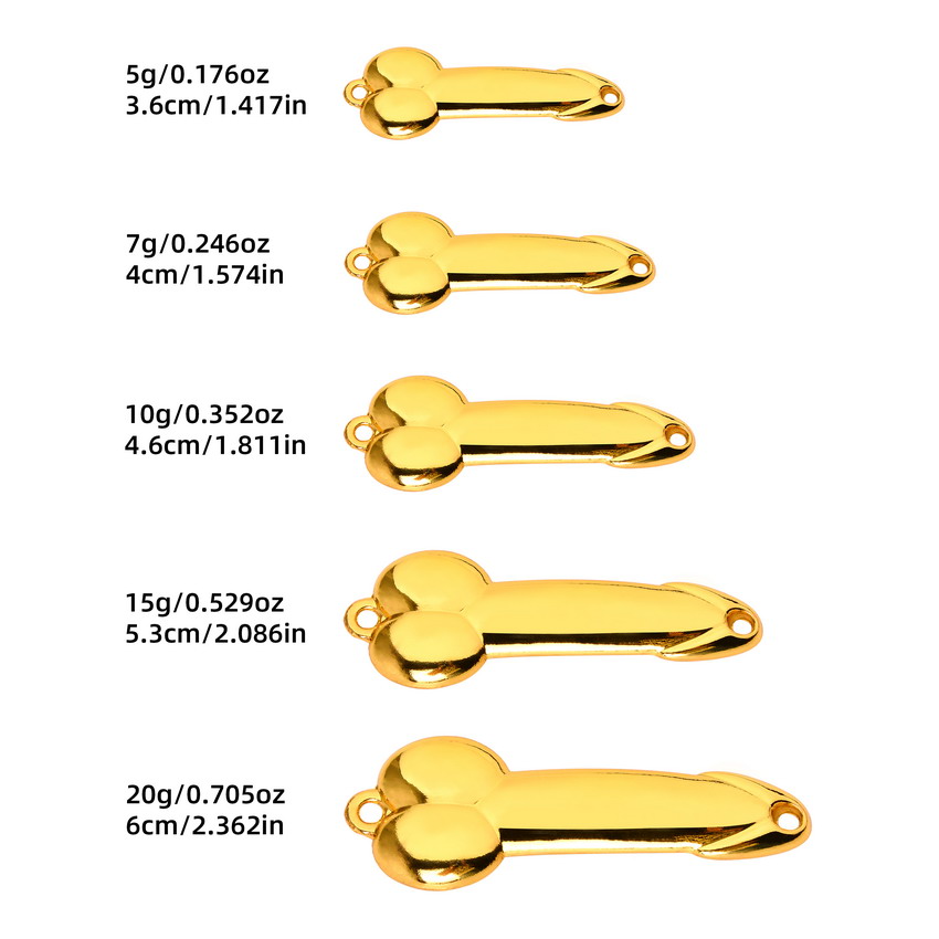 Metal kaşık Penis şekli balıkç - Fishing Lure Spoon incelemesi ve fiyatı