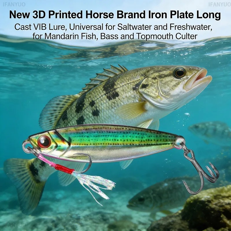 3D Baskılı Metal VIB Balıkçılı - Fishing Lure Blade Bait incelemesi ve fiyatı